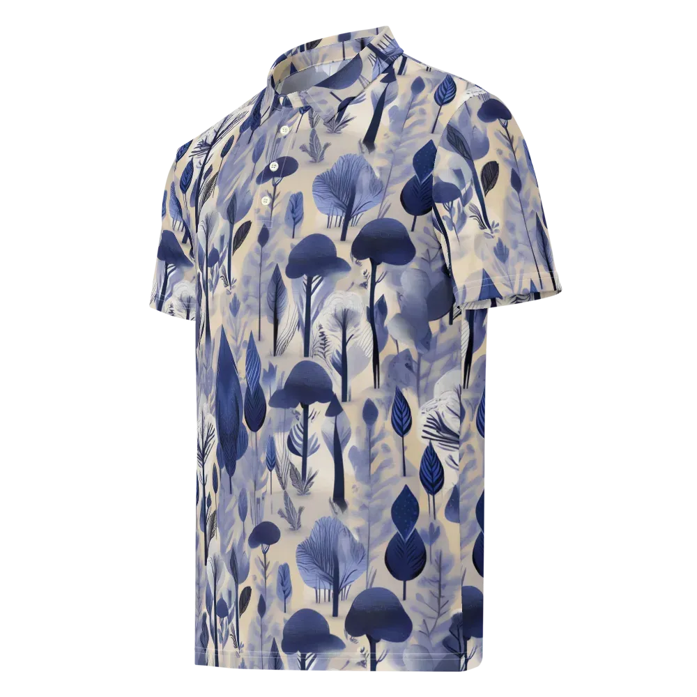 Bluewood Reverie on Men's Slim Fit Polo Shirt — Left Front