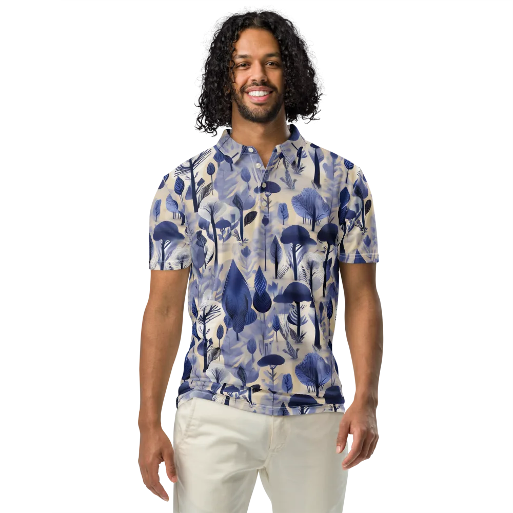Bluewood Reverie on Men's Slim Fit Polo Shirt — Front