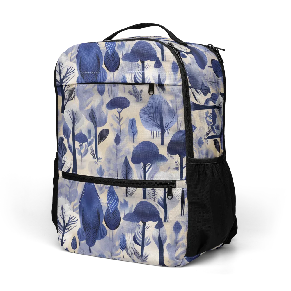 Bluewood Reverie on Utility Backpack — Left Front