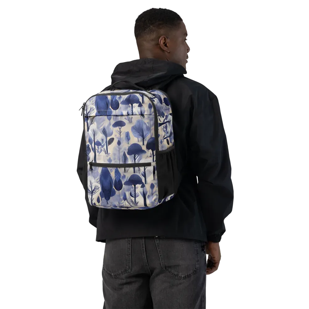 Bluewood Reverie on Utility Backpack — Back