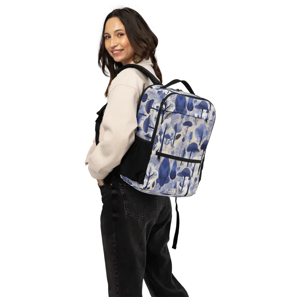 Bluewood Reverie on Utility Backpack — Back