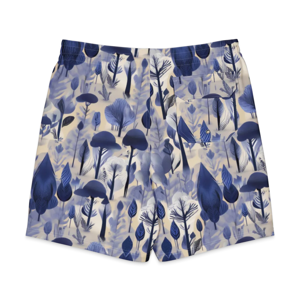 Bluewood Reverie on Men's Board Shorts — Back