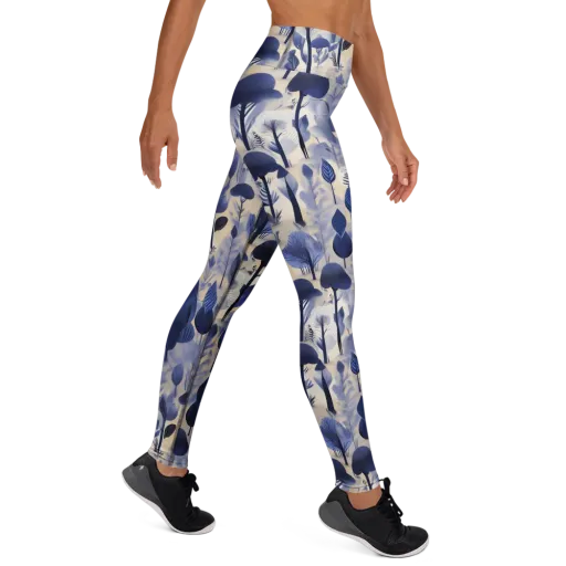 Bluewood Reverie on a Yoga Leggings