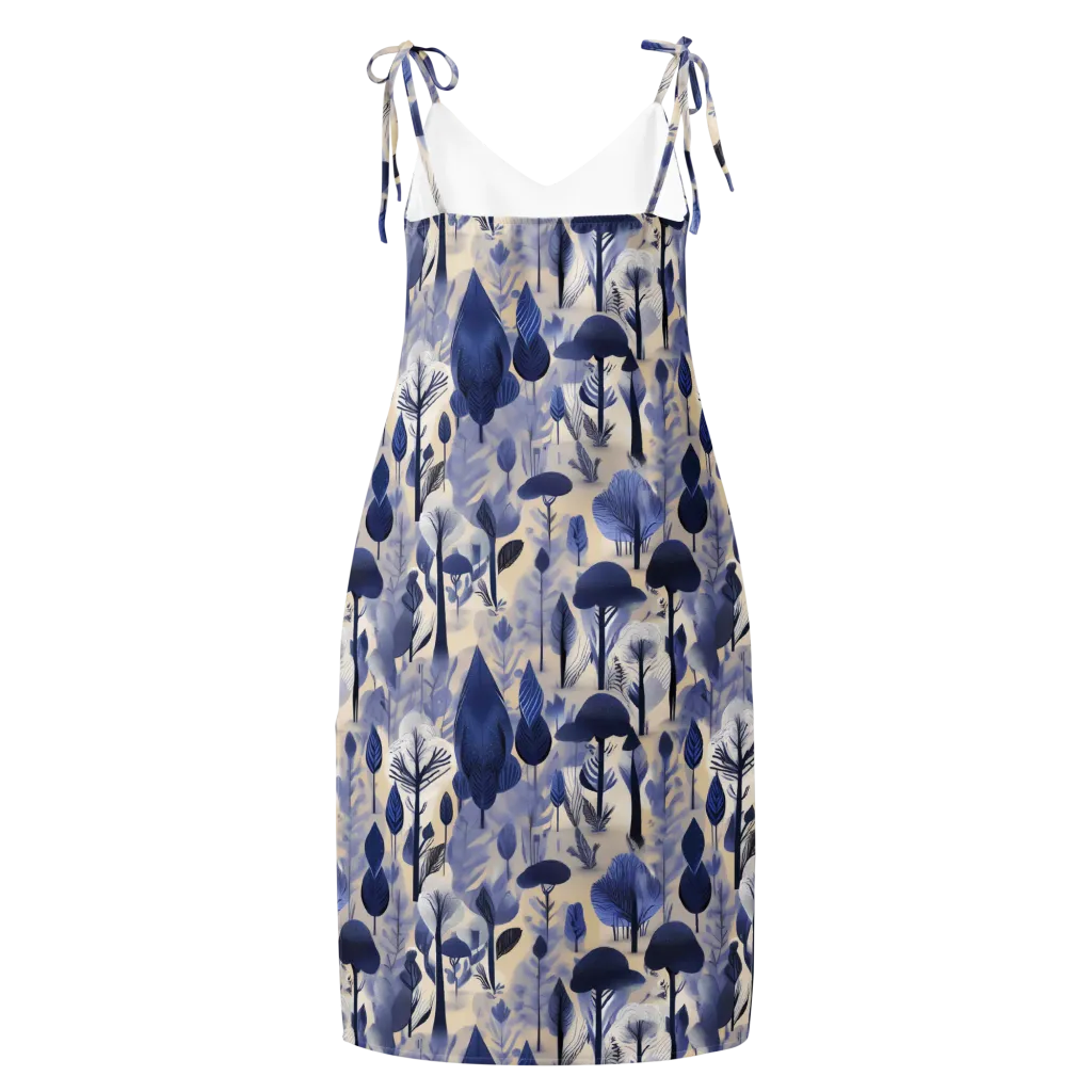 Bluewood Reverie on Slip Dress — Back