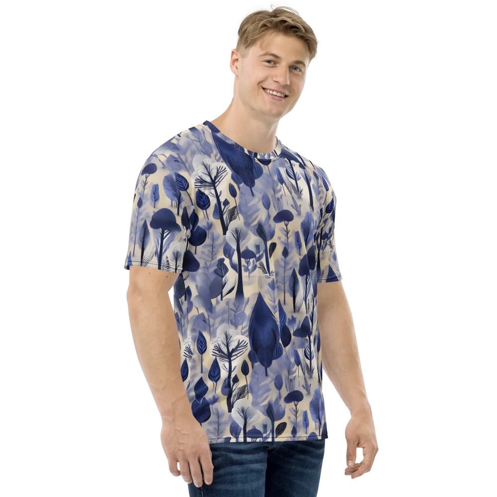Bluewood Reverie on Men's Crew Neck T-Shirt — Right