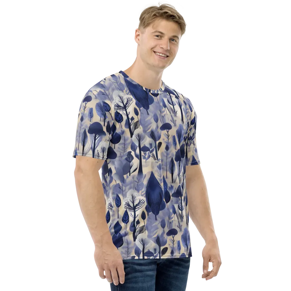 Bluewood Reverie on Men's Crew Neck T-Shirt — Right
