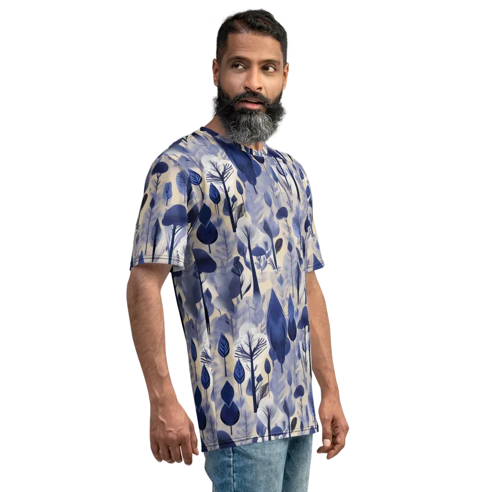 Bluewood Reverie on Men's Crew Neck T-Shirt — Right