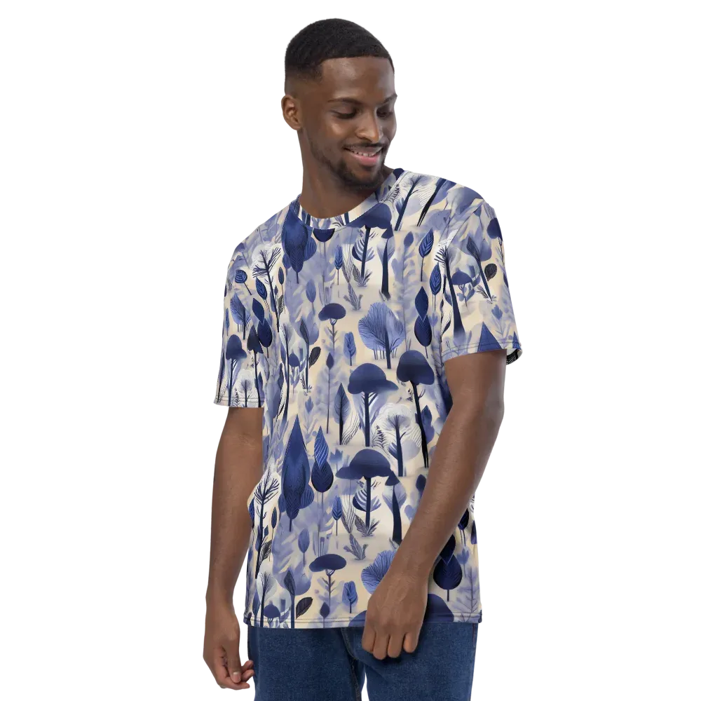 Bluewood Reverie on Men's Crew Neck T-Shirt — Left