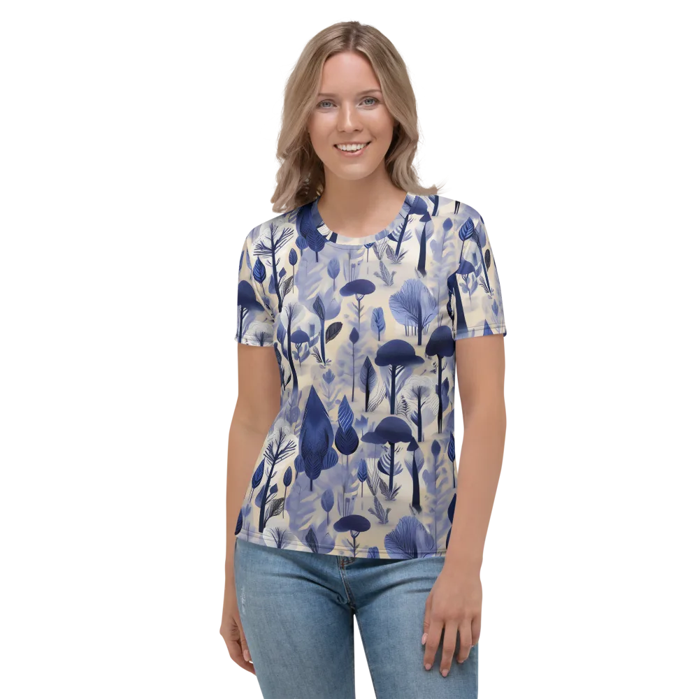 Bluewood Reverie on Women's Crew Neck T-Shirt — Front