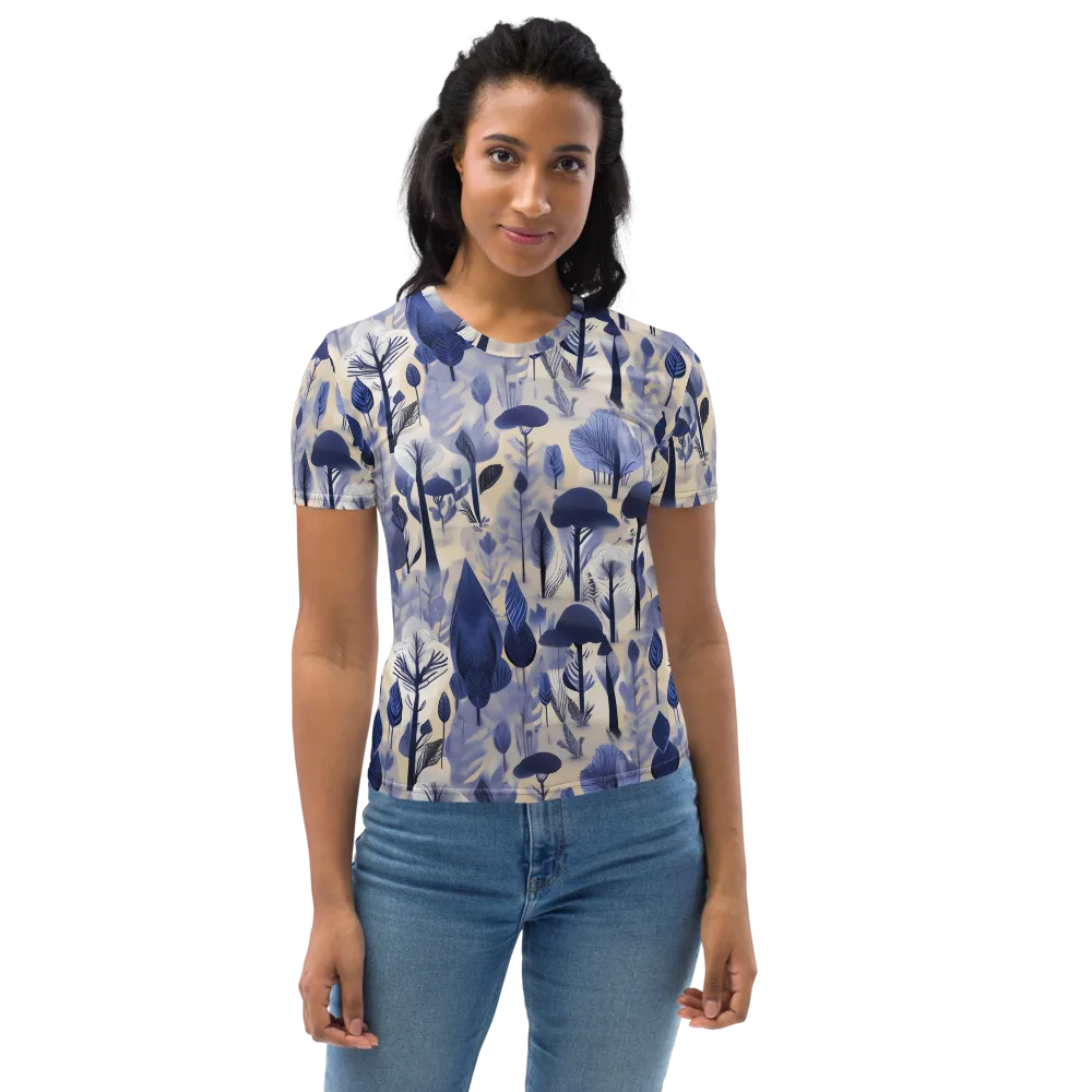 Bluewood Reverie on Women's Crew Neck T-Shirt — Front