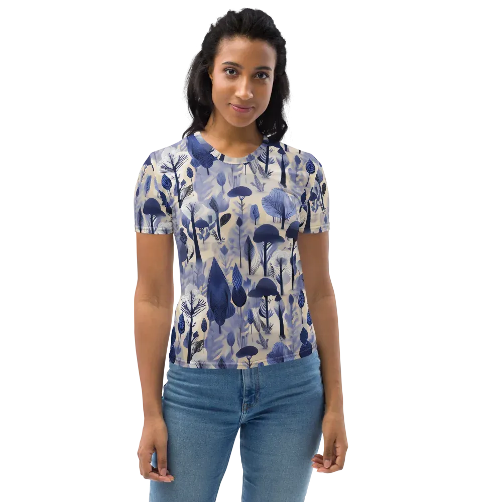Bluewood Reverie on Women's Crew Neck T-Shirt — Front
