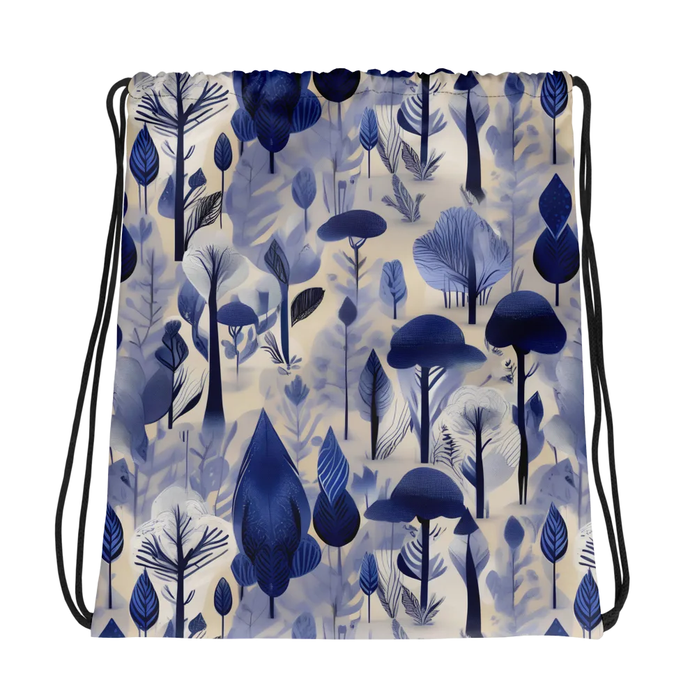 Bluewood Reverie on Drawstring Bag — Photo