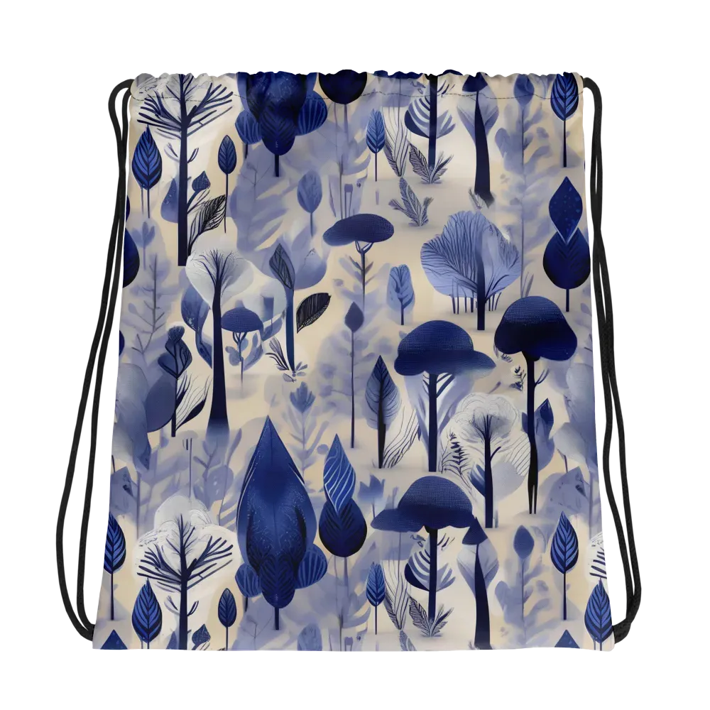 Bluewood Reverie on Drawstring Bag — Photo