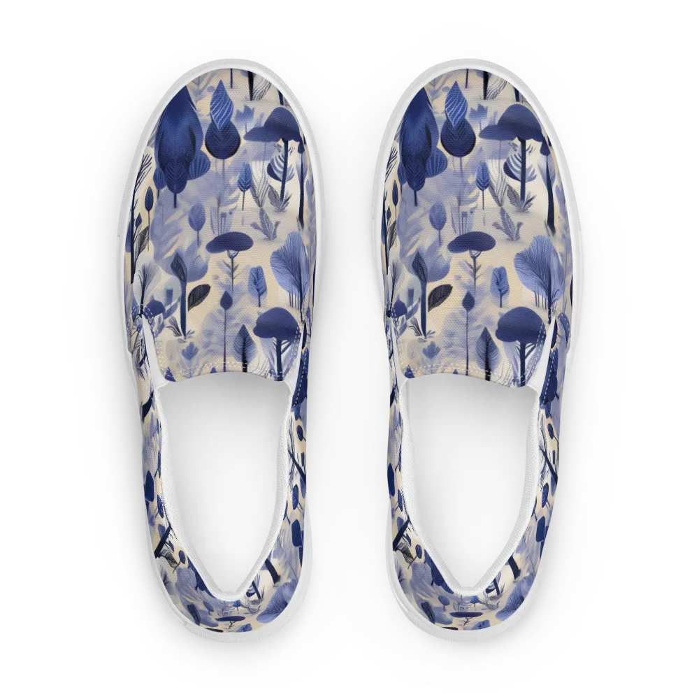 Bluewood Reverie on Women's Slip-On Canvas Shoes — Front