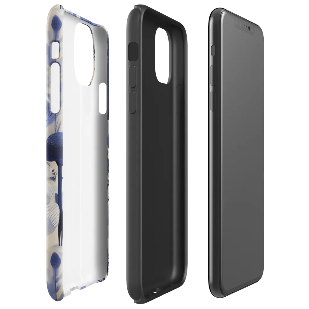 Bluewood Reverie on Tough Case for iPhone® — Right