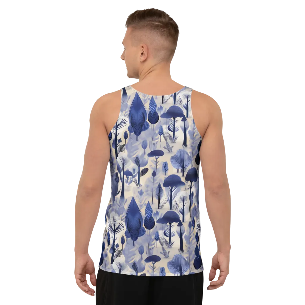 Bluewood Reverie on Men's Tank Top — Back