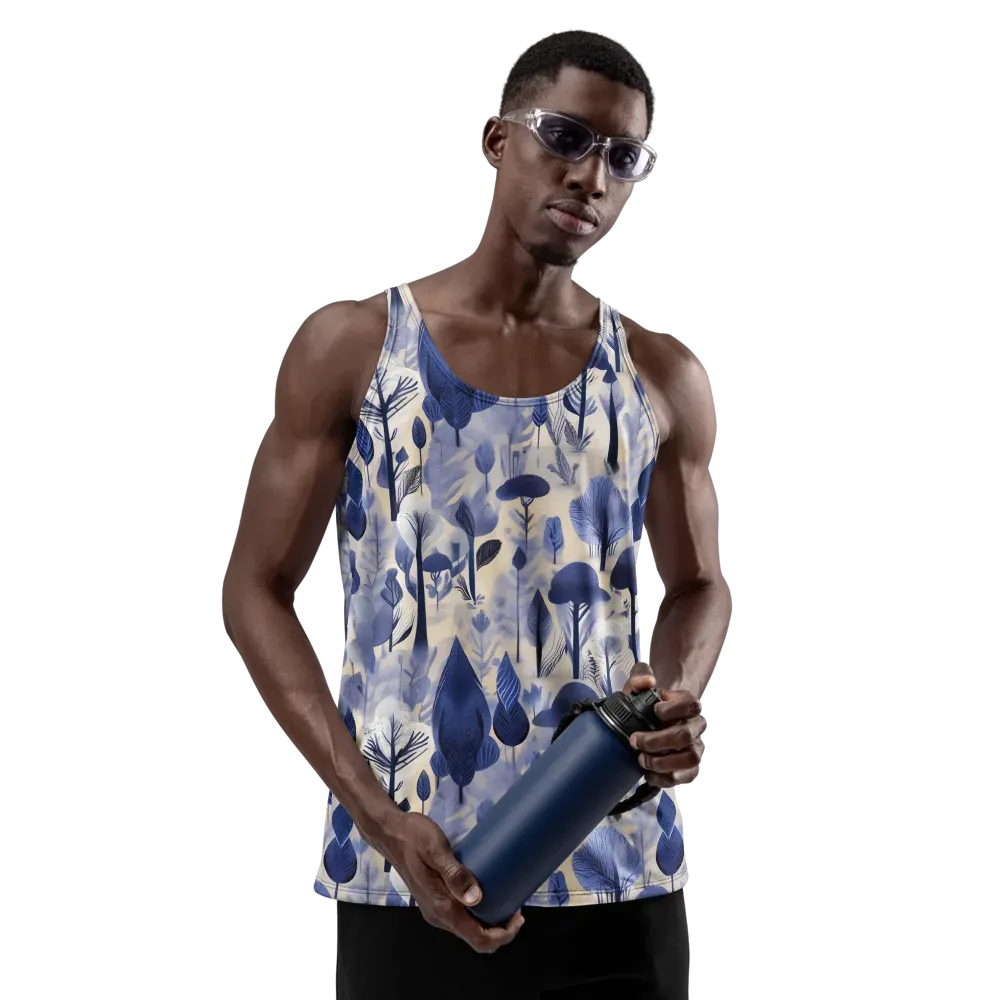 Bluewood Reverie on Men's Tank Top — Front