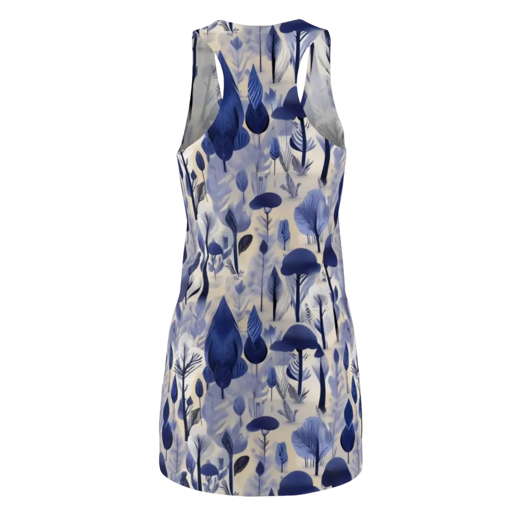 Bluewood Reverie on Racerback Dress — Back