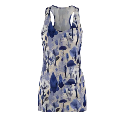 Bluewood Reverie on a Racerback Dress