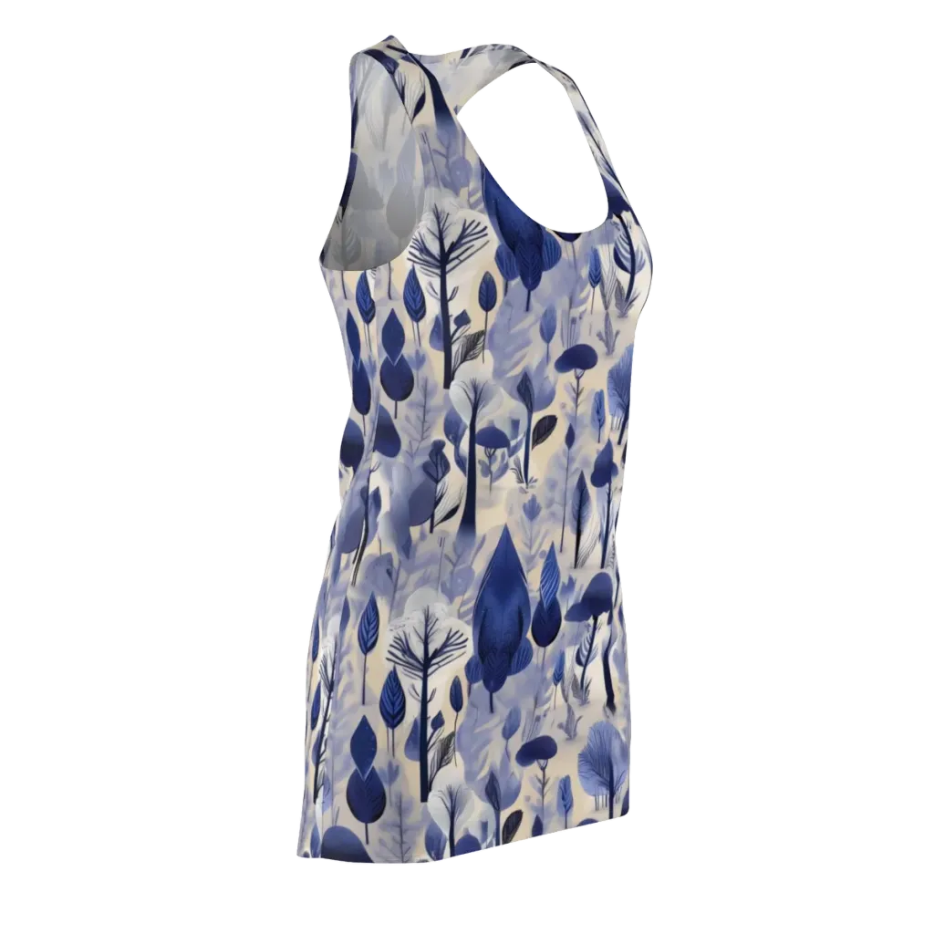 Bluewood Reverie on Racerback Dress — Front Side
