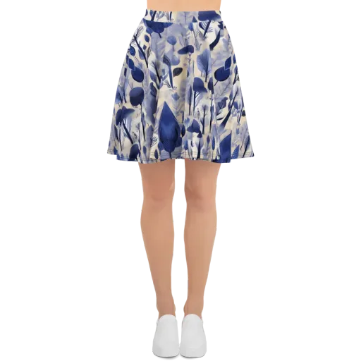 Bluewood Reverie on a Skater Skirt