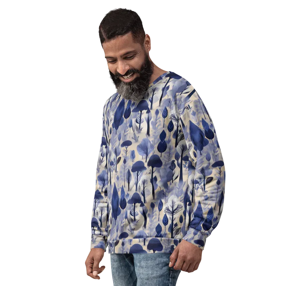 Bluewood Reverie on Sweatshirt — Left Front