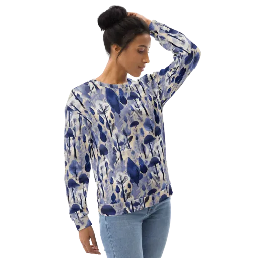 Bluewood Reverie on a Sweatshirt