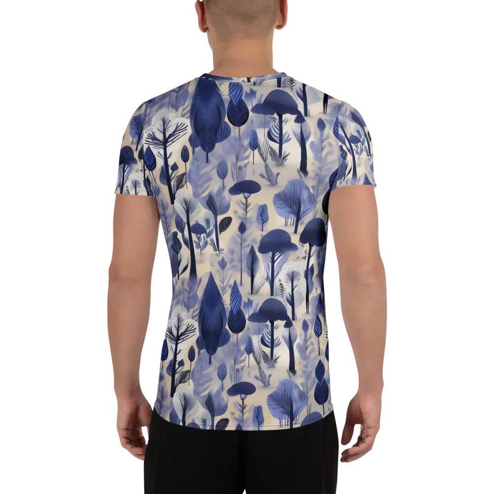 Bluewood Reverie on Men's Athletic T-Shirt — Back