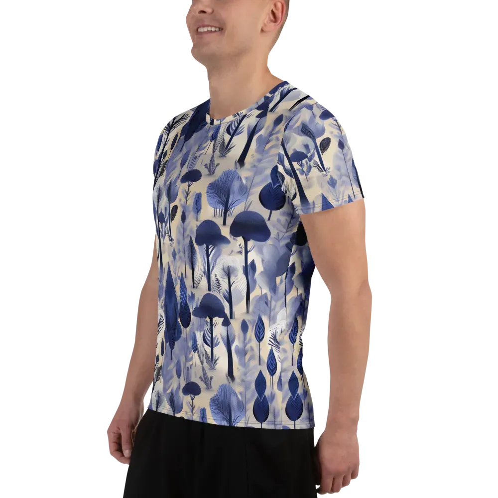 Bluewood Reverie on Men's Athletic T-Shirt — Left