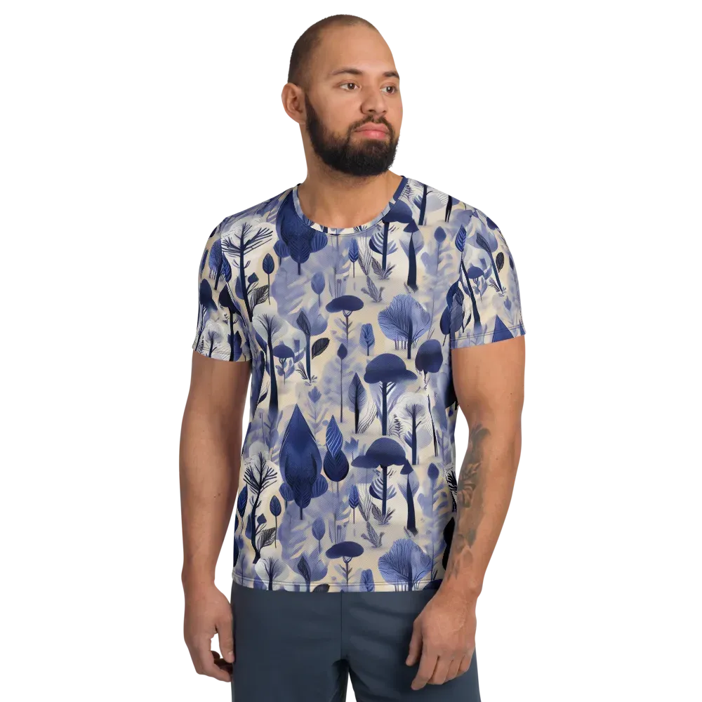 Bluewood Reverie on Men's Athletic T-Shirt — Front