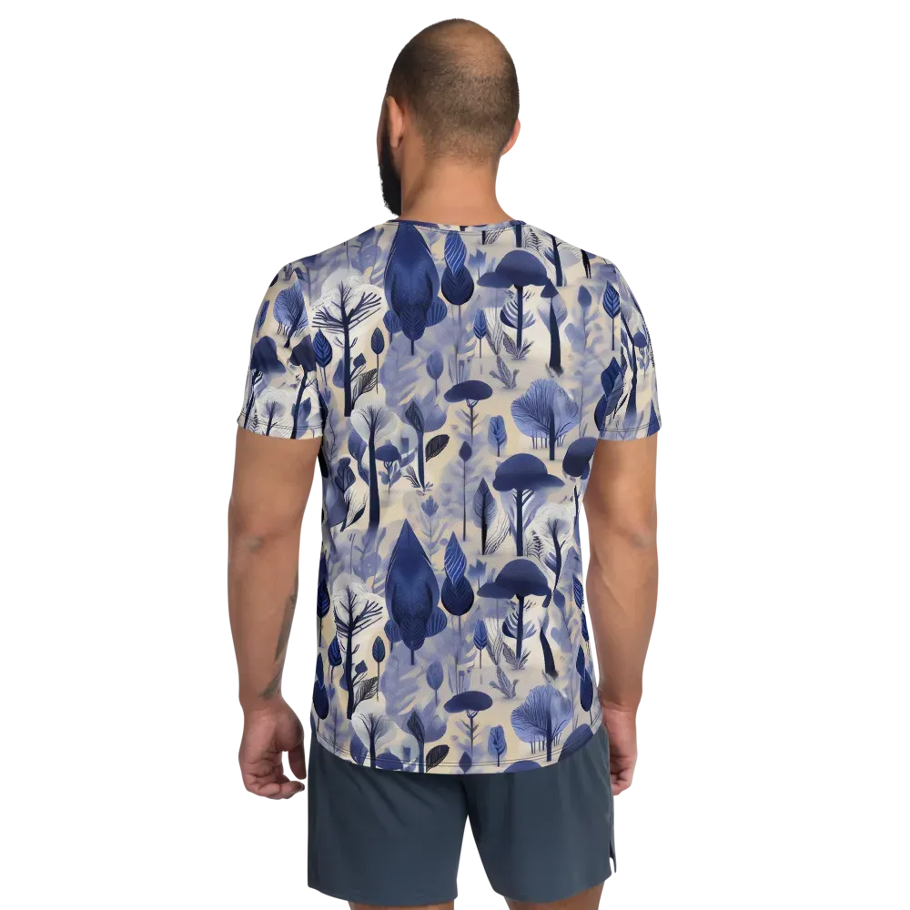 Bluewood Reverie on Men's Athletic T-Shirt — Back