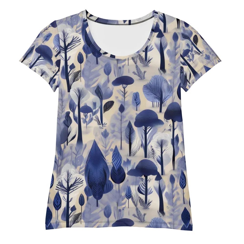 Bluewood Reverie on Women's Athletic T-Shirt — Front