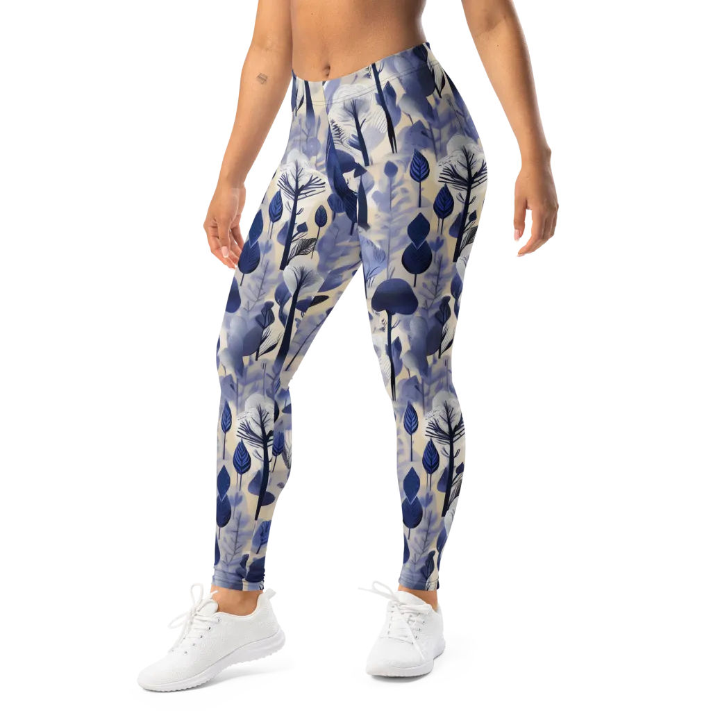 Bluewood Reverie on Leggings — Left Front