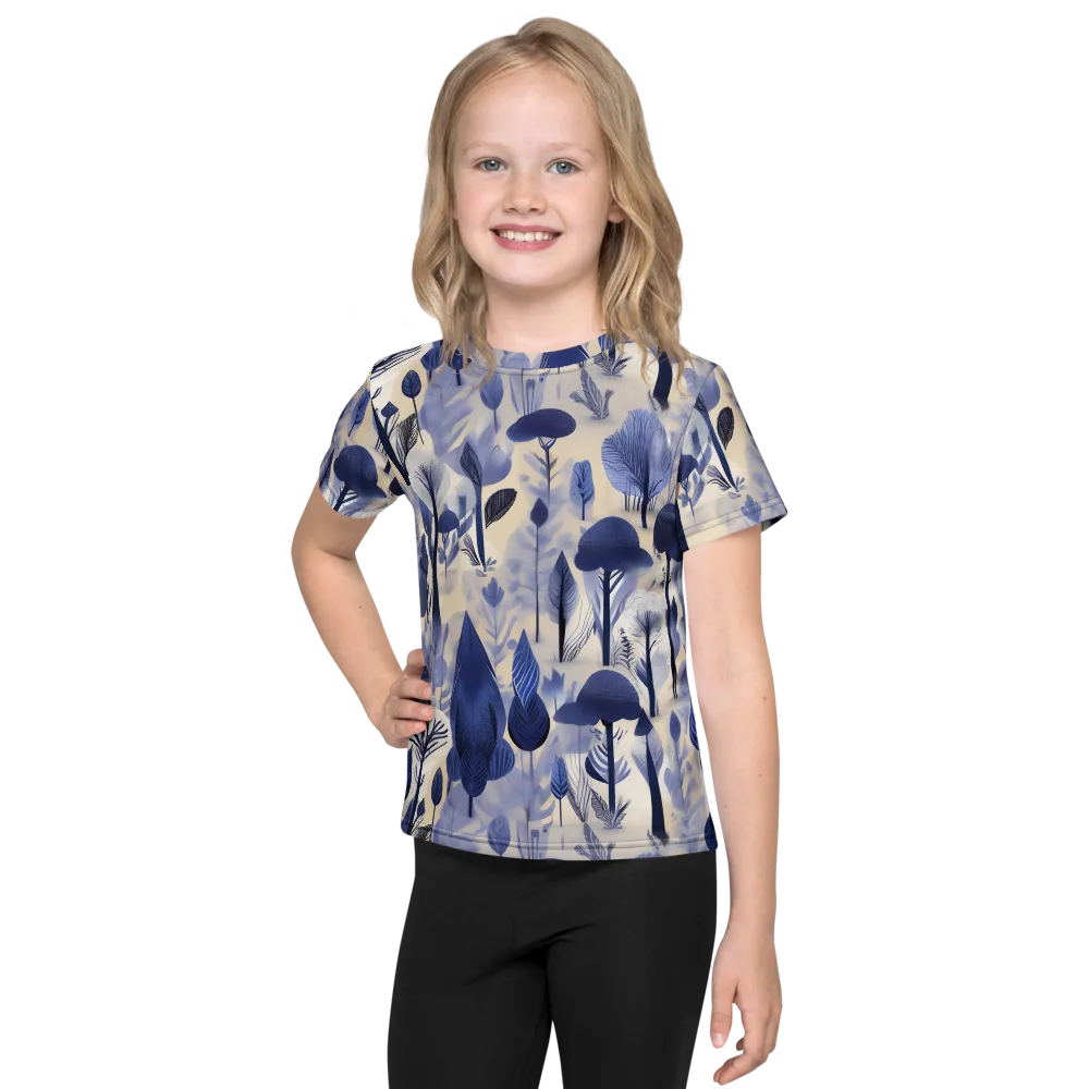 Bluewood Reverie on Kids Crew Neck T-Shirt — Front