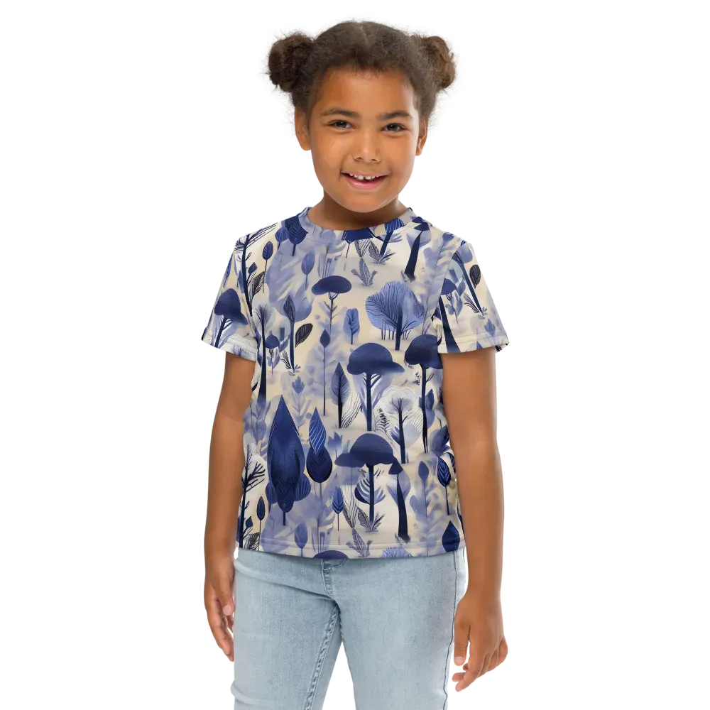 Bluewood Reverie on Kids Crew Neck T-Shirt — Front