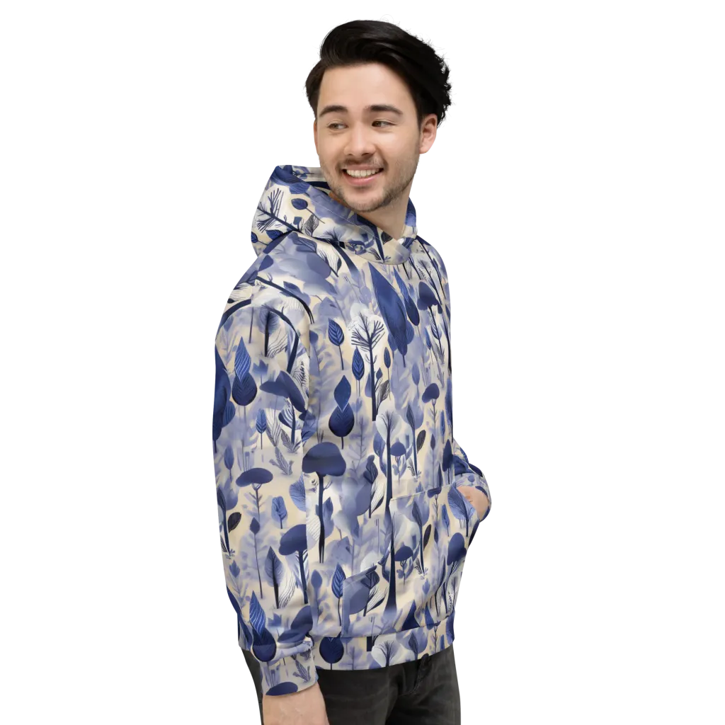 Bluewood Reverie on Hoodie — Right