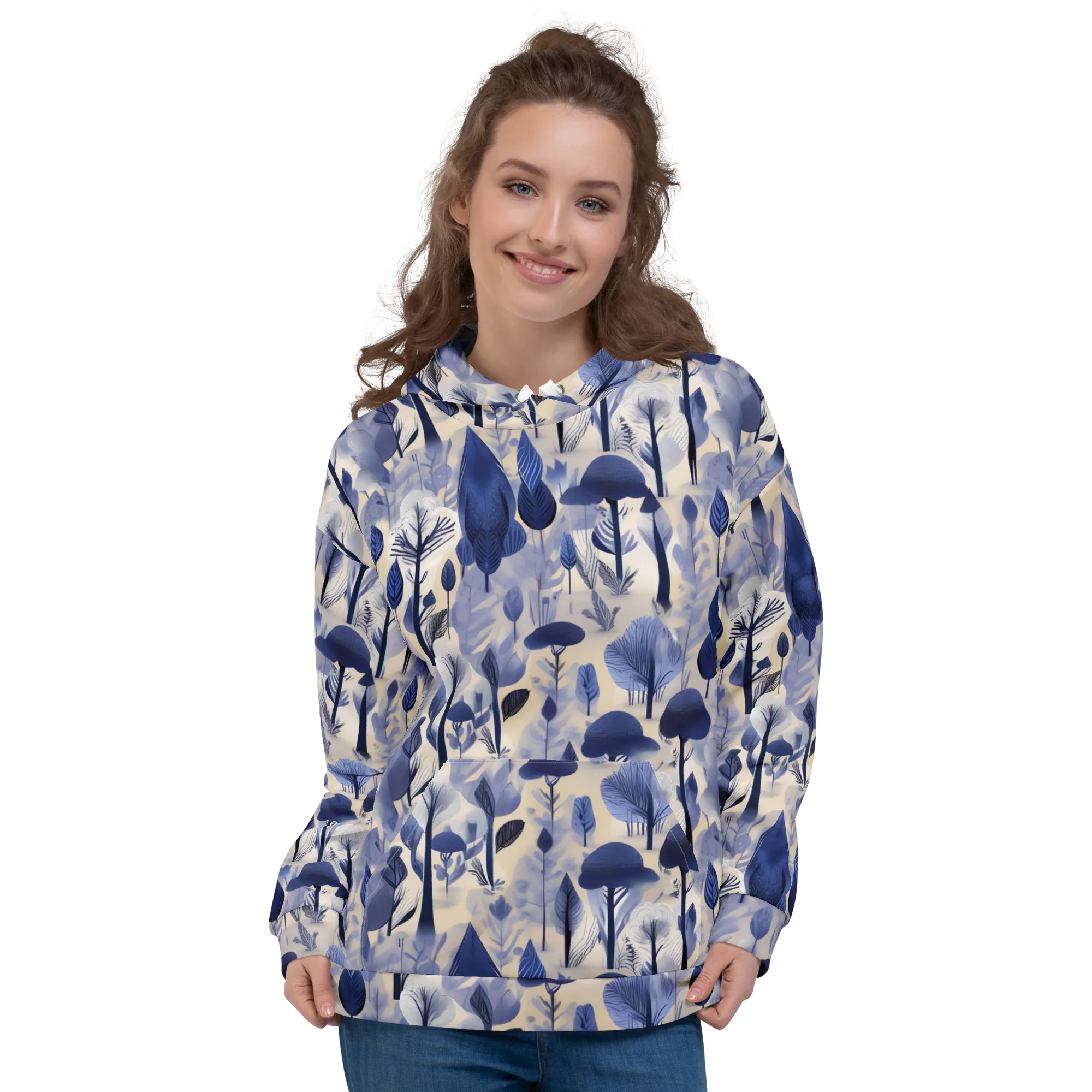 Bluewood Reverie on Hoodie — Front