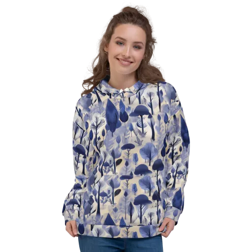 Bluewood Reverie on a Hoodie