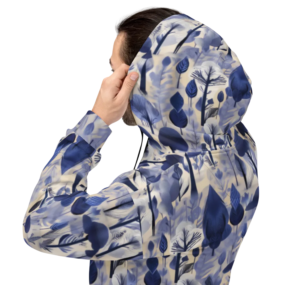 Bluewood Reverie on Hoodie — Back