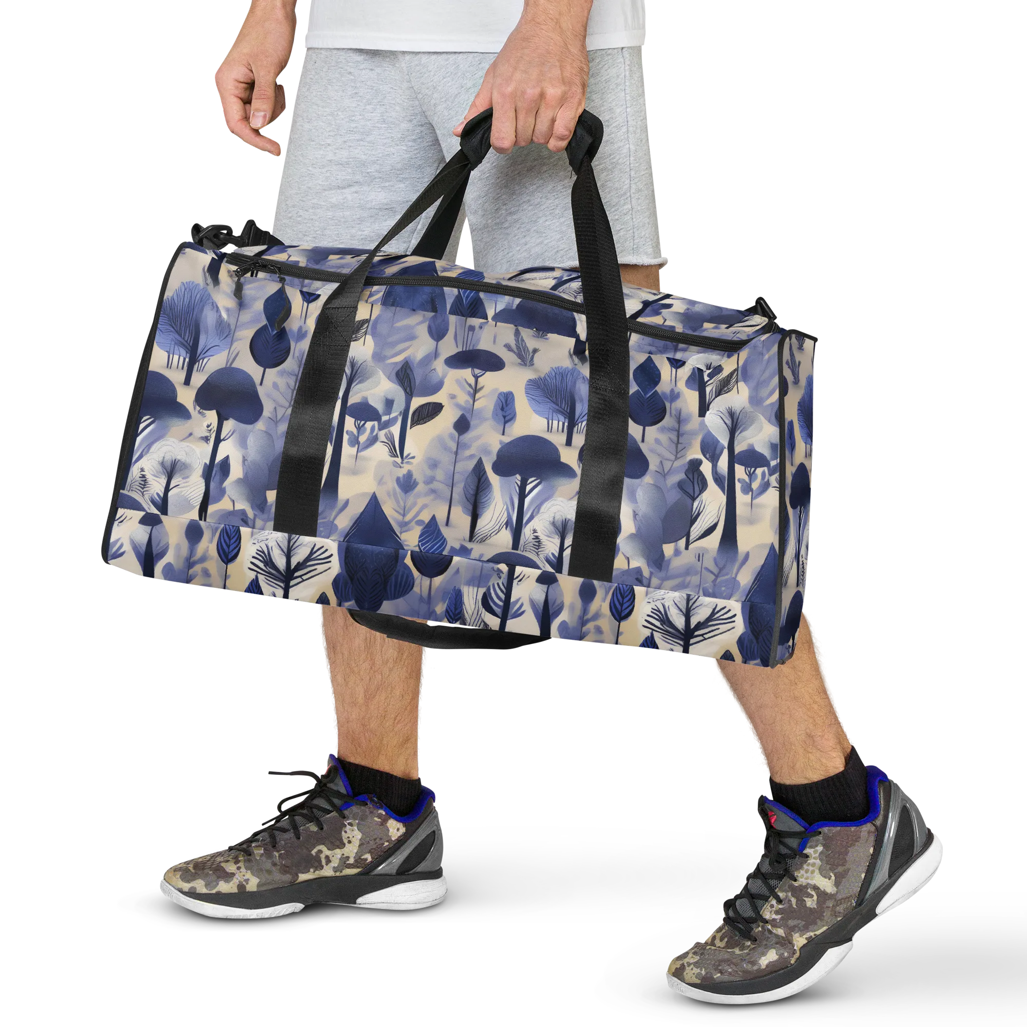 Bluewood Reverie on Duffle Bag — Front
