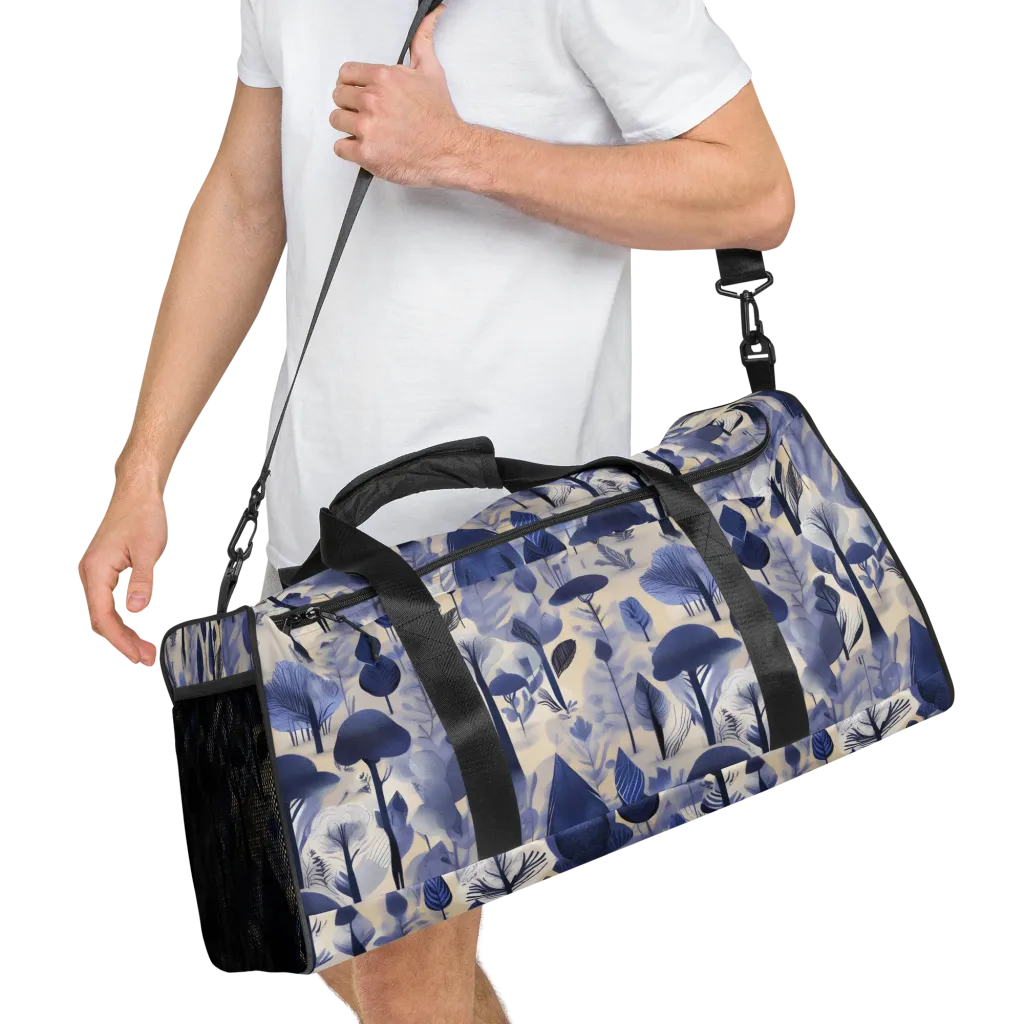 Bluewood Reverie on Duffle Bag — Right Front
