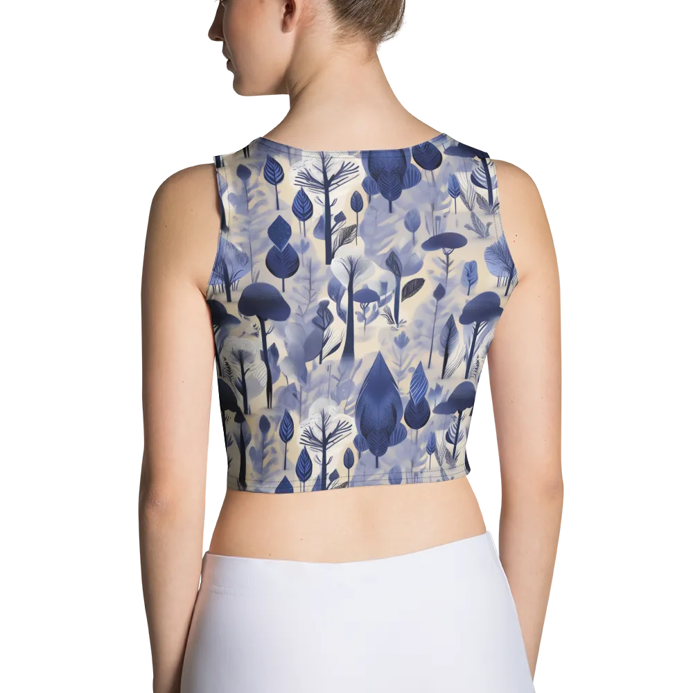 Bluewood Reverie on Crop Top — Back