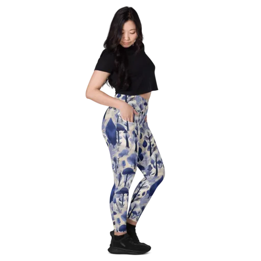 Bluewood Reverie on a Leggings with Pockets
