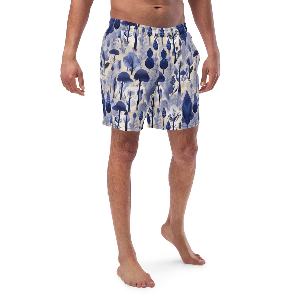 Bluewood Reverie on Swim Trunks — Front