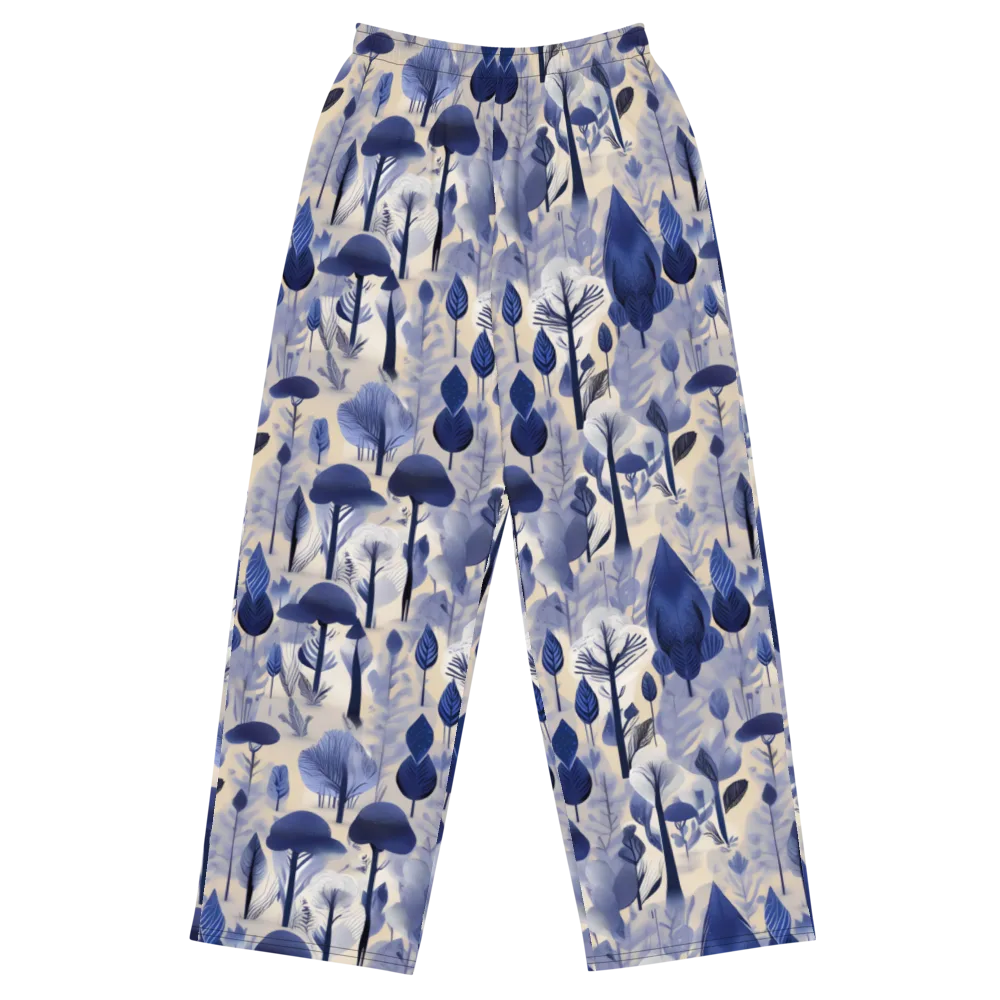 Bluewood Reverie on Wide-Leg Pants — Front