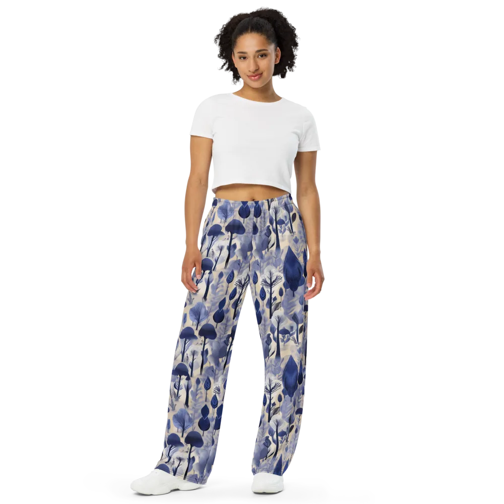 Bluewood Reverie on Wide-Leg Pants — Front