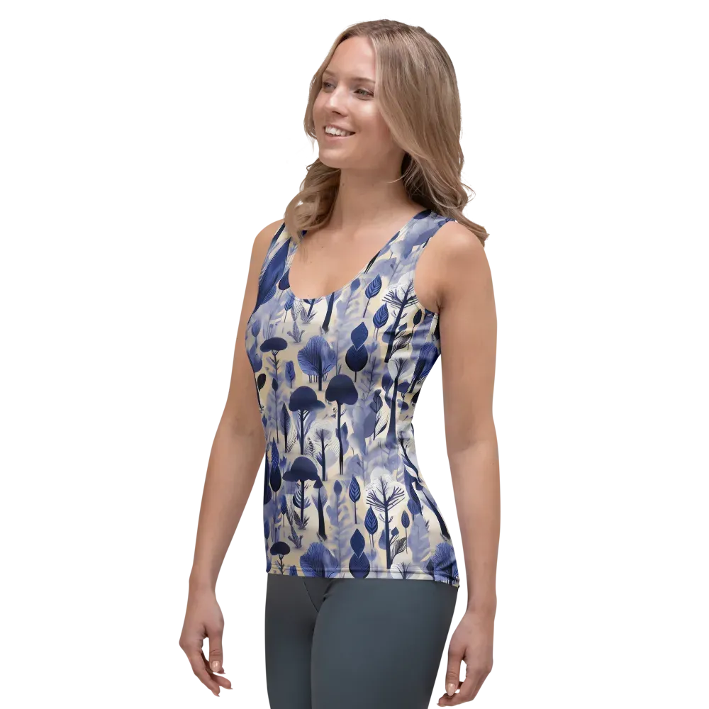 Bluewood Reverie on Women's Tank Top — Left Front