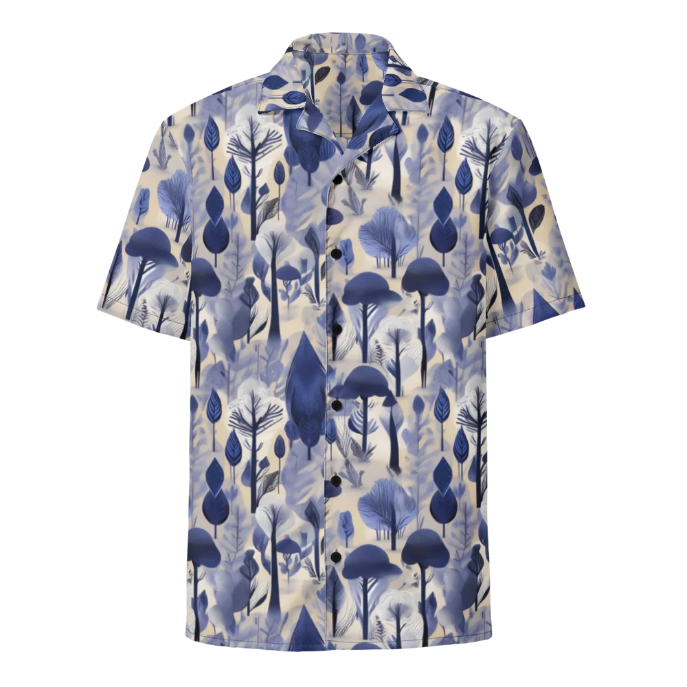 Bluewood Reverie on Button Shirt — Front