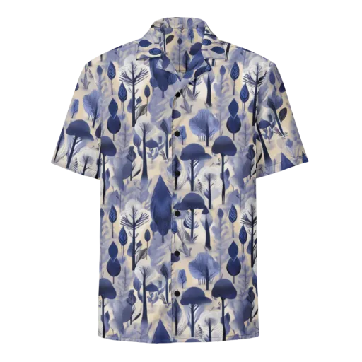 Bluewood Reverie on a Button Shirt