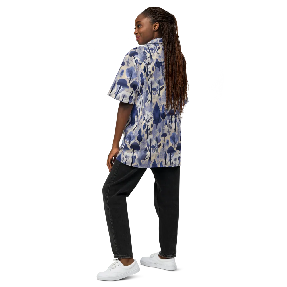 Bluewood Reverie on Button Shirt — Back